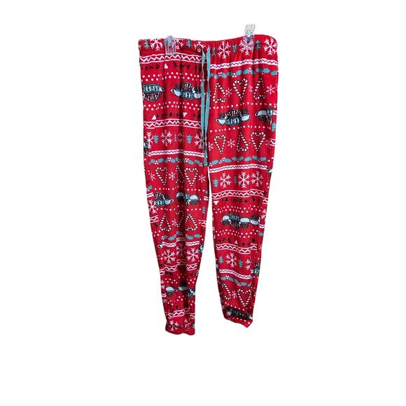 Friends Christmas Pajama Bottoms - Size Large - Picture 1 of 4
